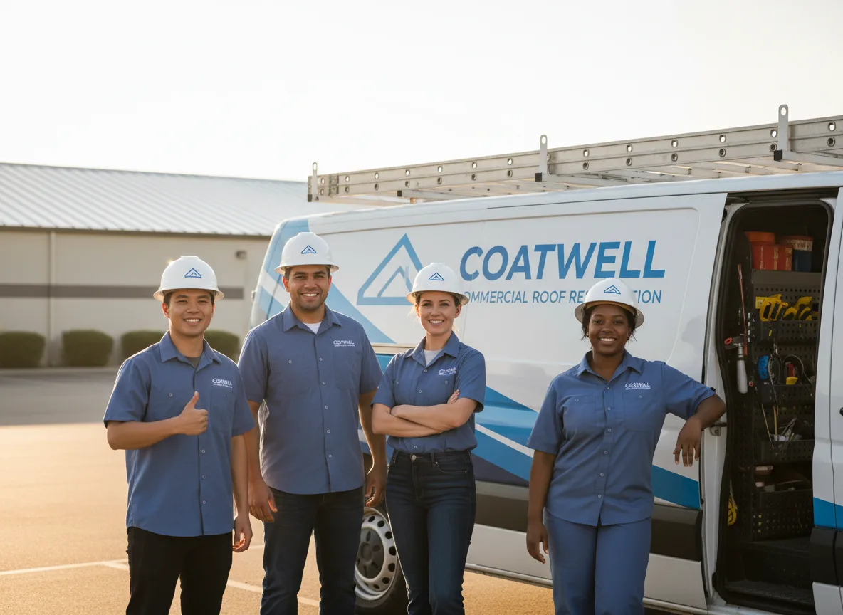 Commercial roof coating company in Mccracken, KS
